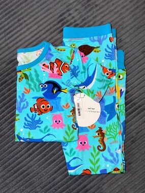 Little Sleepies 5/6 Short Sleeve + Pants Nemo’s Reef bamboo